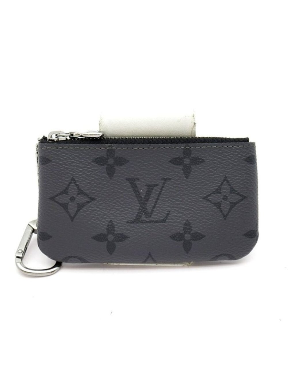Louis Vuitton Pochette Cles Monogram Eclipse Black Gray